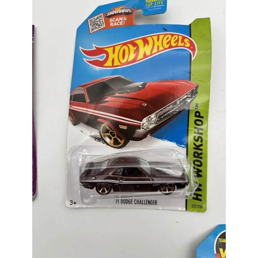 Lot of 9 Hot Wheels 2007-2013 Diecast Cars New Sealed Card Damage